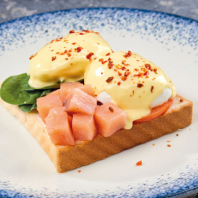 Яйца Бенедикт с лососем