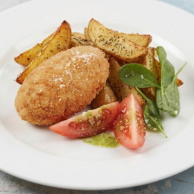 Котлета "Пожарская" с жареным картофелем (СРЕДА)