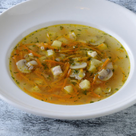 Грибной суп с перловкой(ПЯТНИЦА)