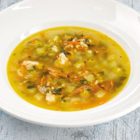 Куриный суп с булгуром и шпинатом (ПОНЕДЕЛЬНИК)