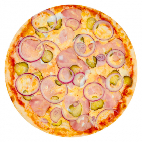 Пицца "Деревенская" 26 см на тонком тесте